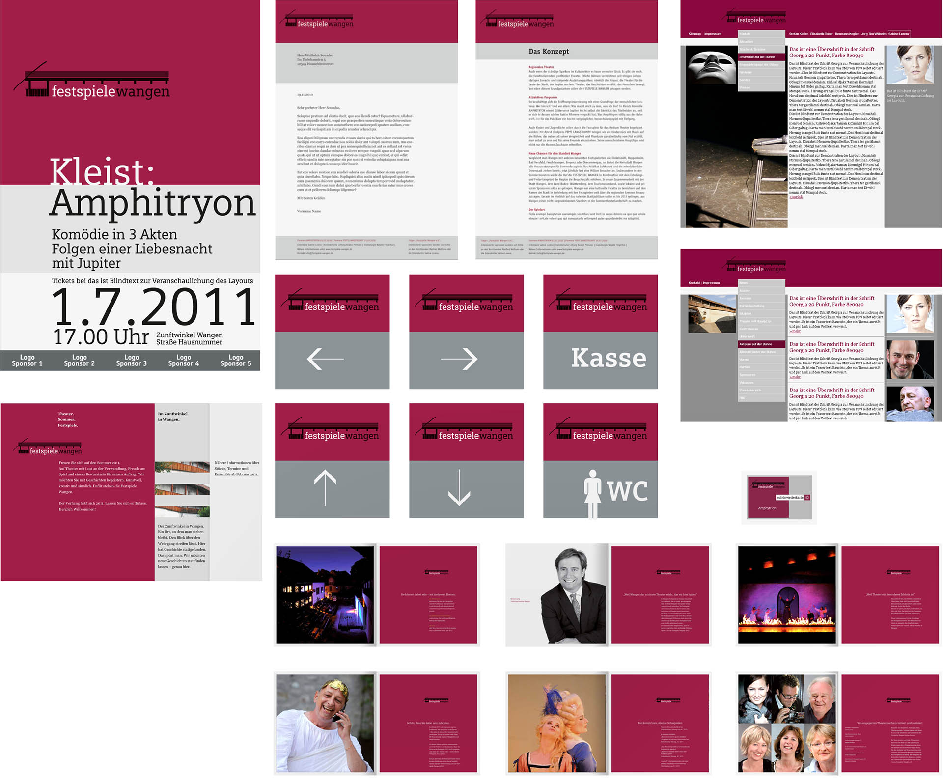 Festspiele Corporate Design