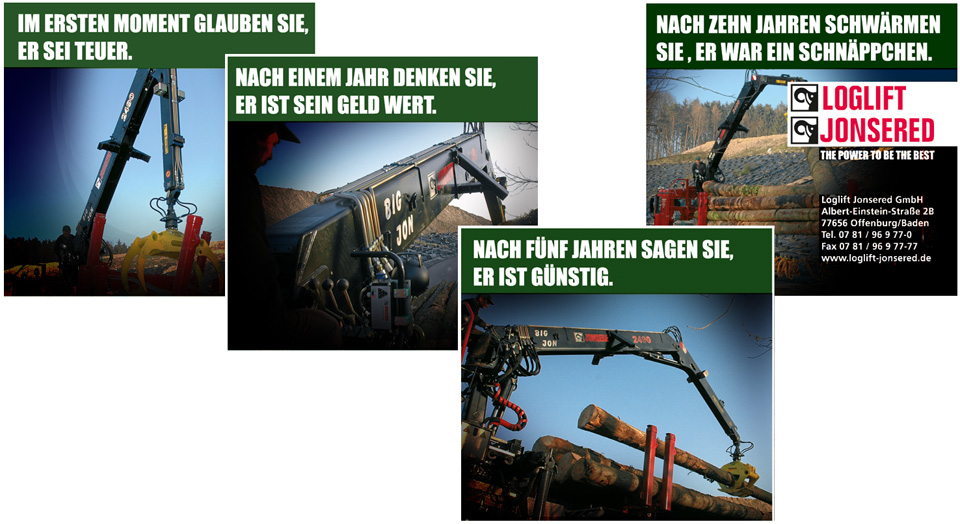 Loglift Anzeige